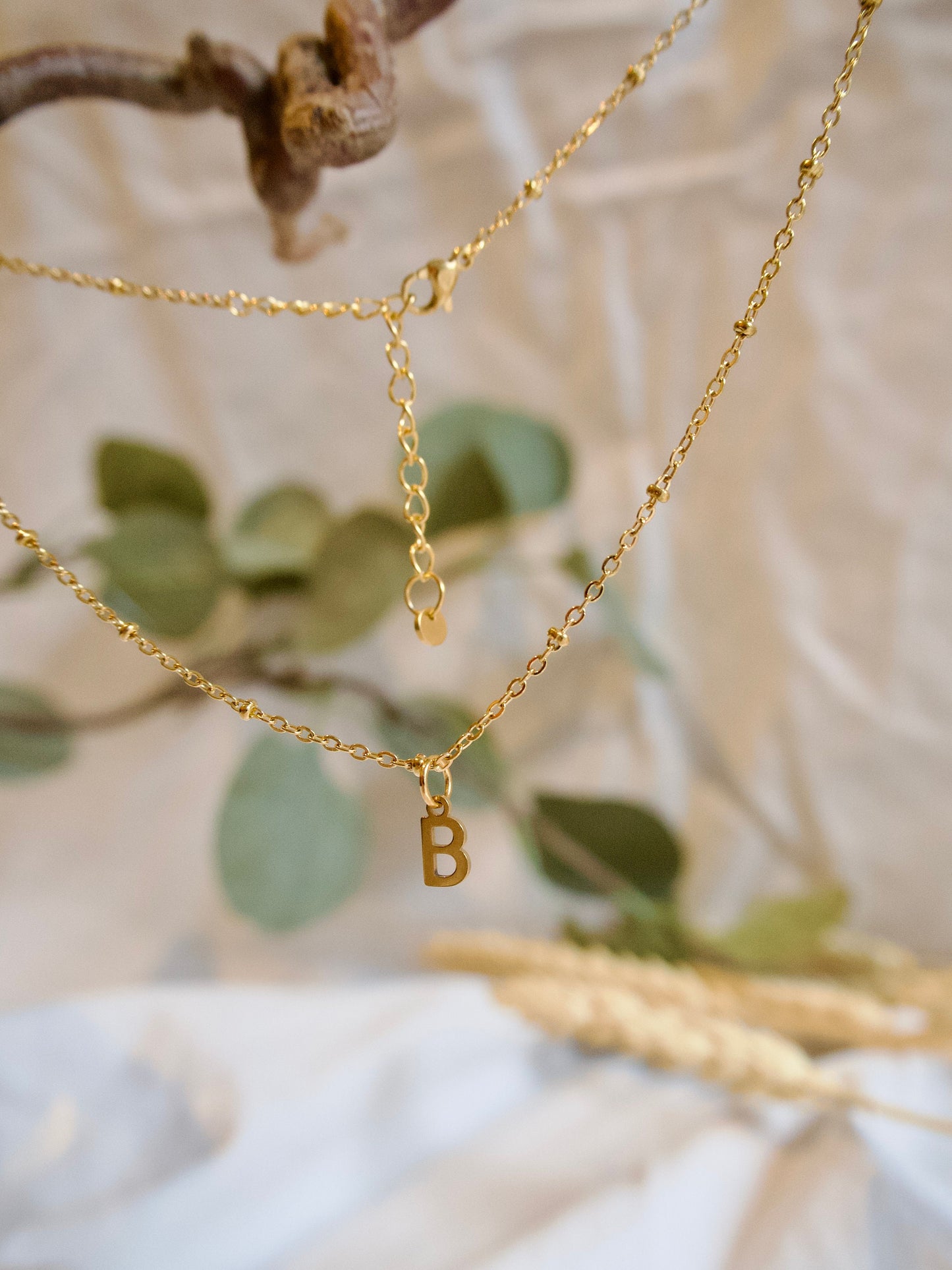 Personalisierbare feine Halskette