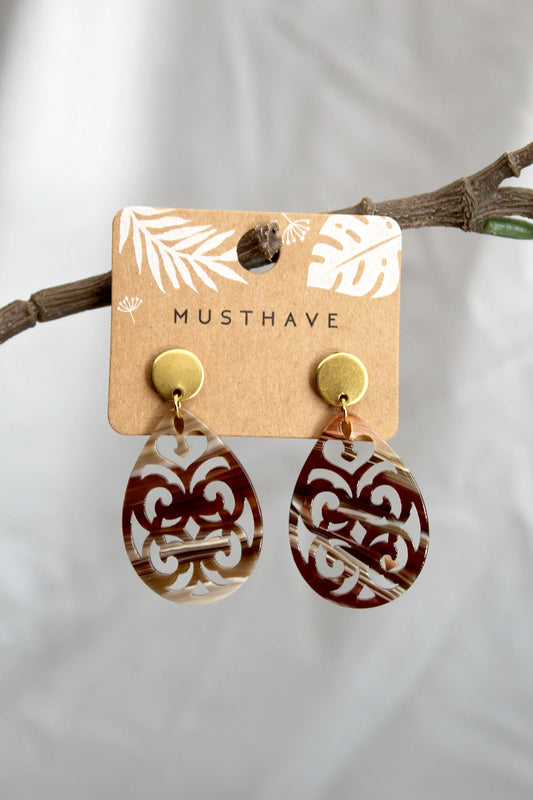 Ohrringe Tropfenform