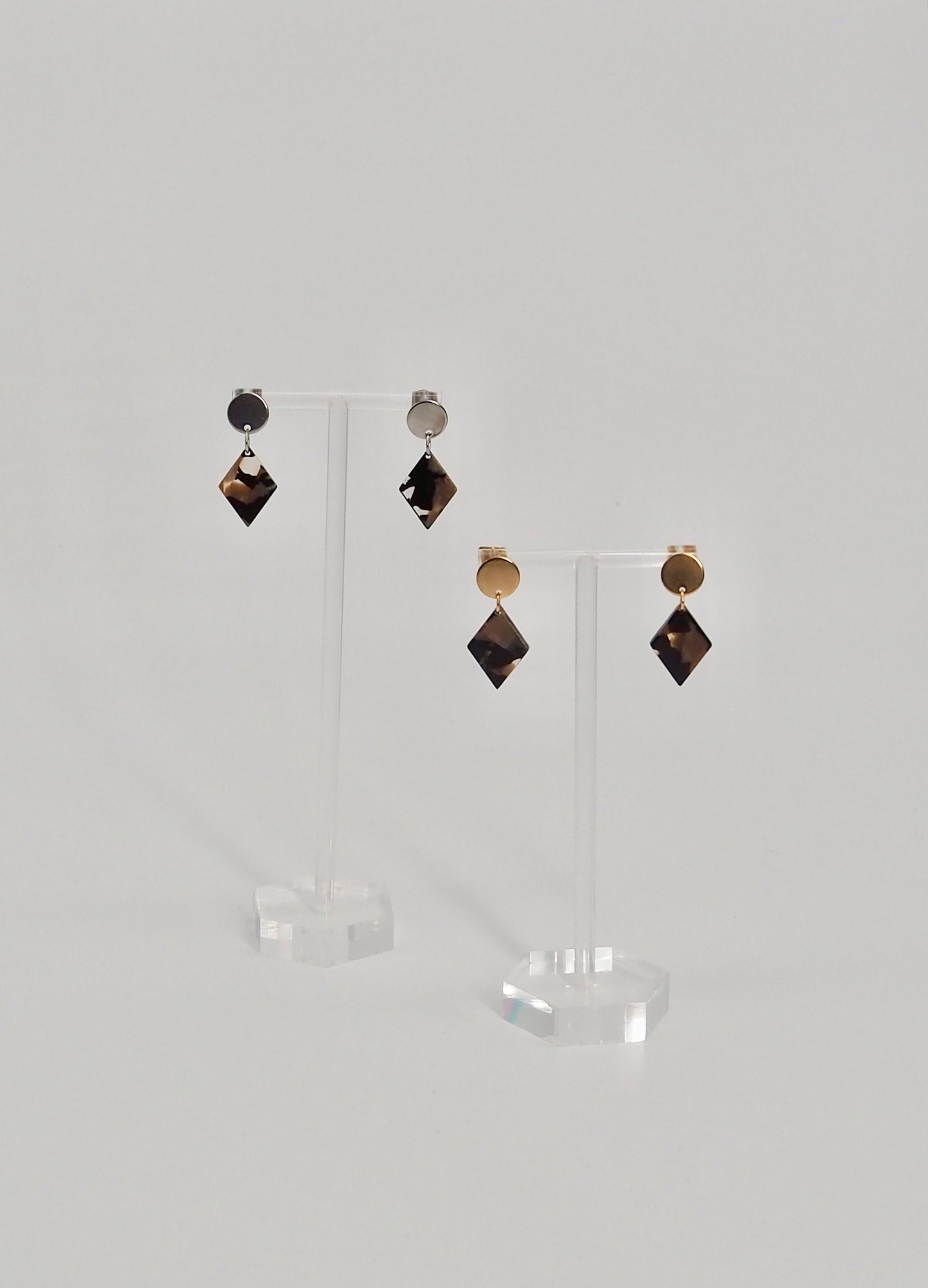 Ohrstecker rund silber