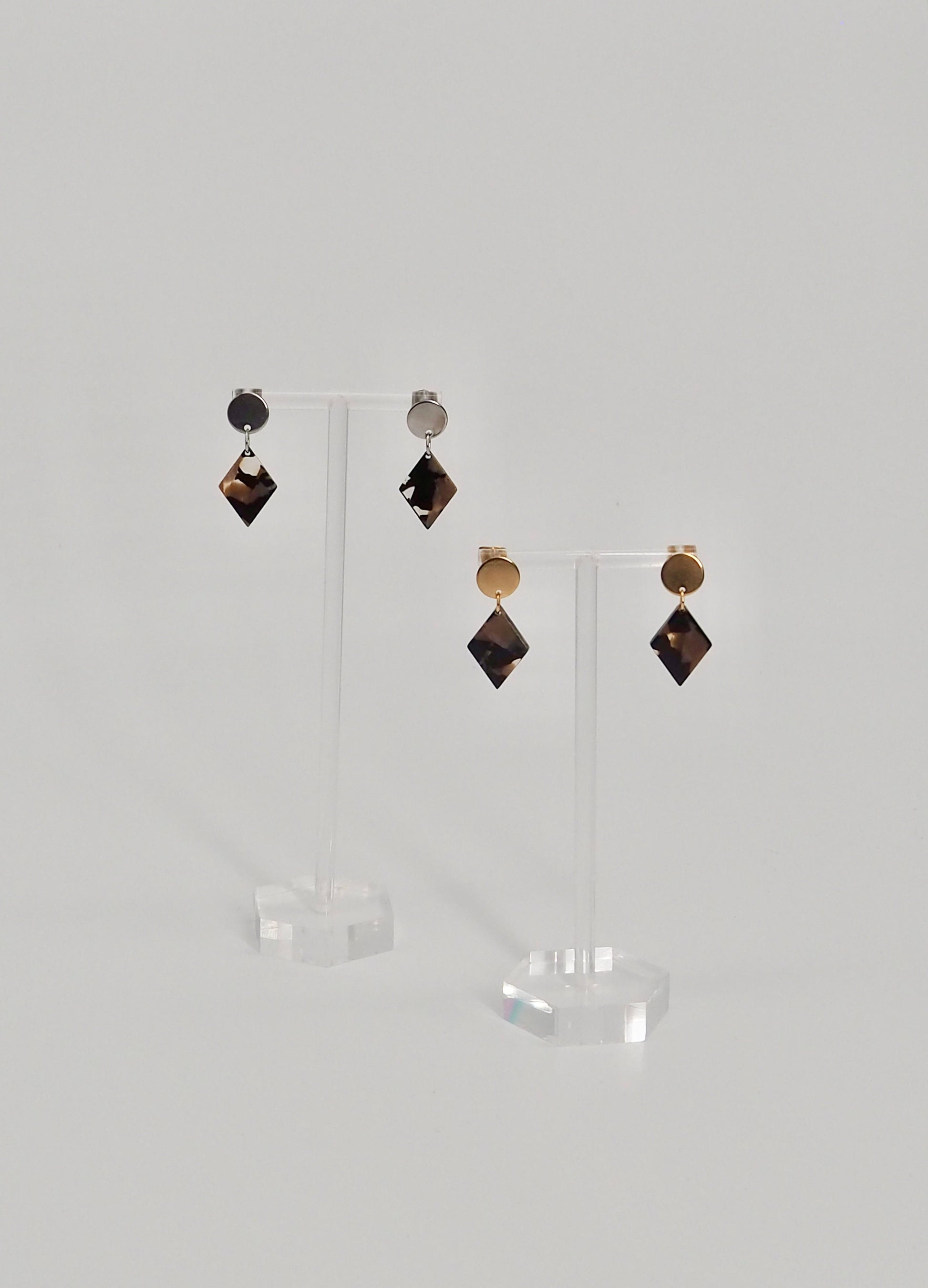 Ohrstecker rund silber