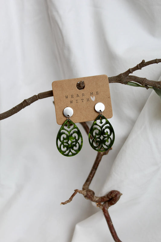 Ohrstecker rund silber