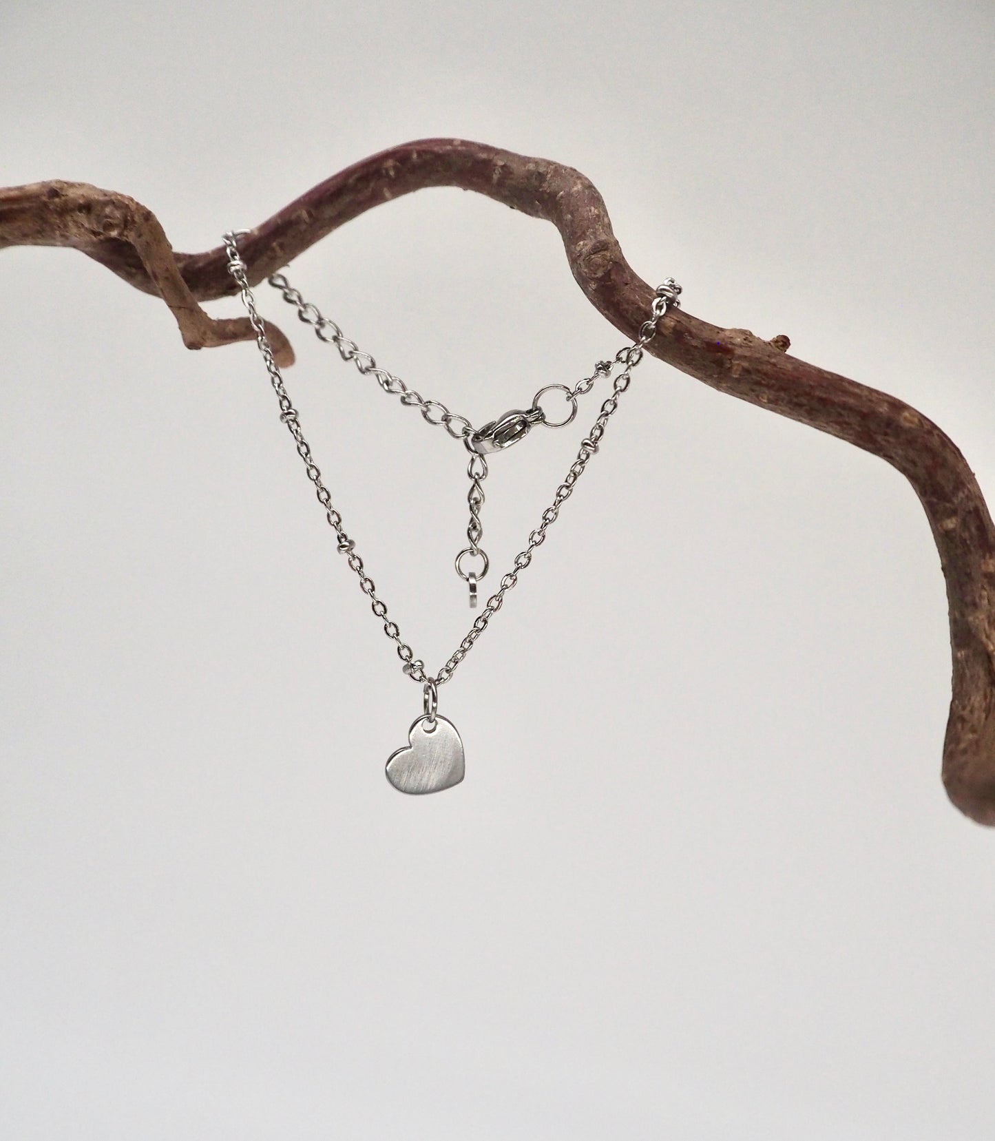 Feine Kette mit Herz - Anhänger