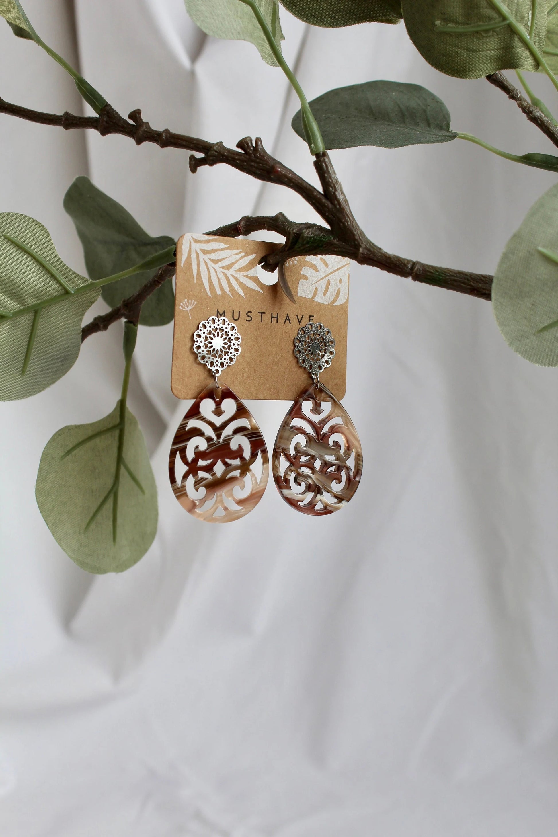 Ohrringe Blumenstecker