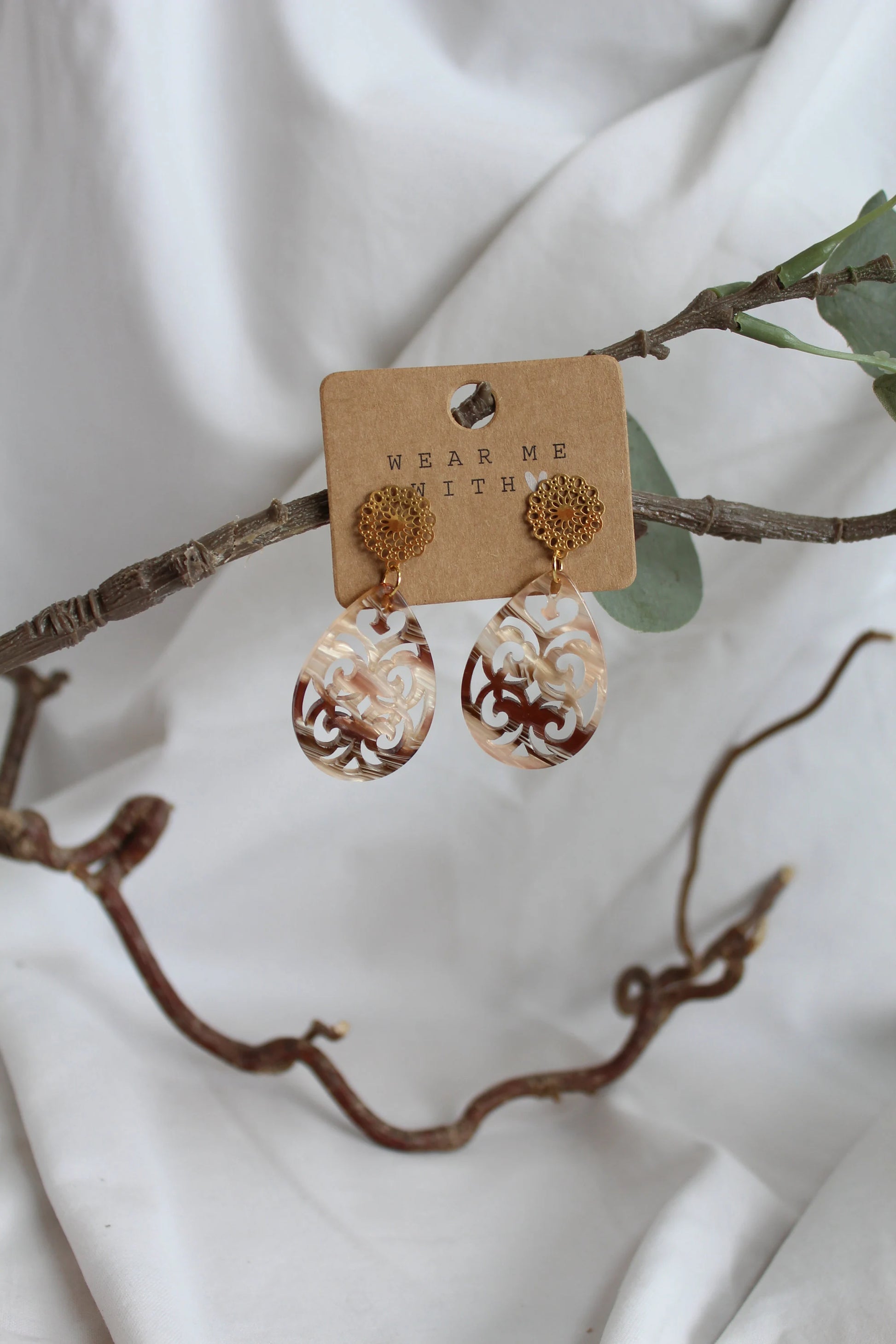 Ohrringe in TROPFENFORM